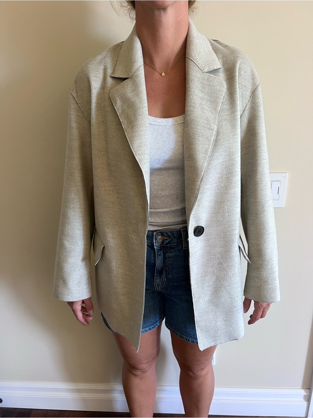 Zara blazer coat